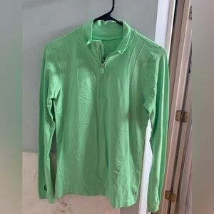 GAP Mint Green Zip-Up Athletic Top